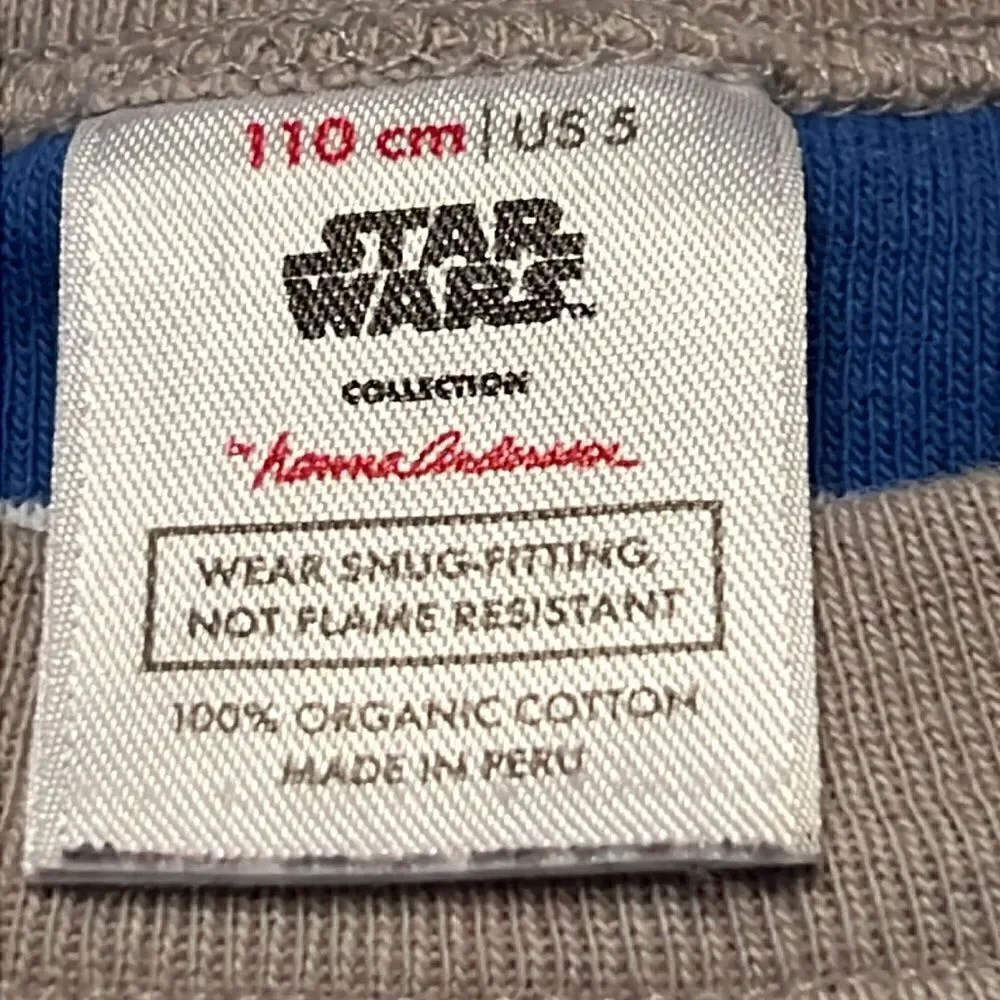 Hanna Andersson Star Wars R2D2 pajama top‎